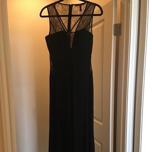 Black BCBG gown